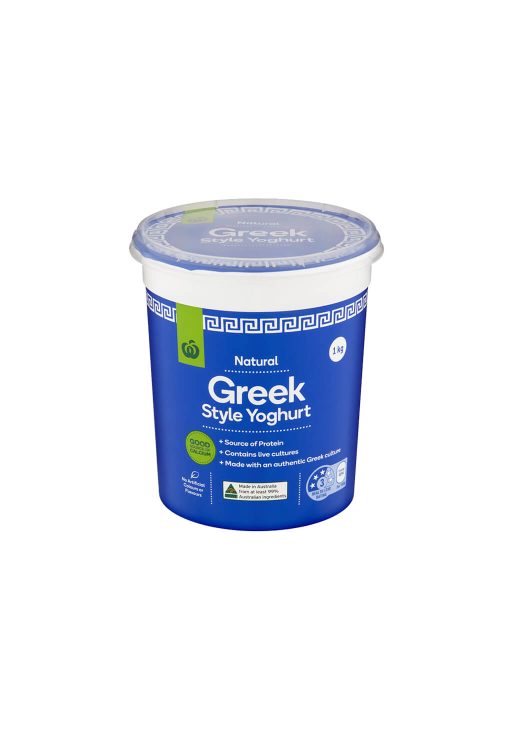 Natural Greek Style Yoghurt 1kg